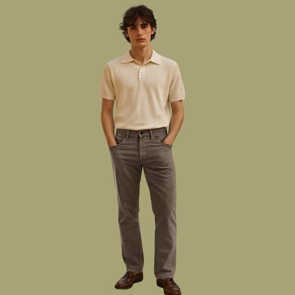 English Laundry Men’s Straight Fit Jeans Taupe Brown Size 38x32 - Picture 1 of 9